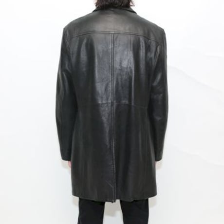 Black Leather Coat