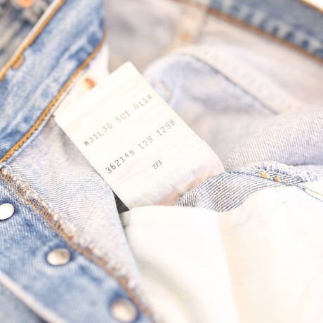 Euro Levi's 501 Damage Denim Pants