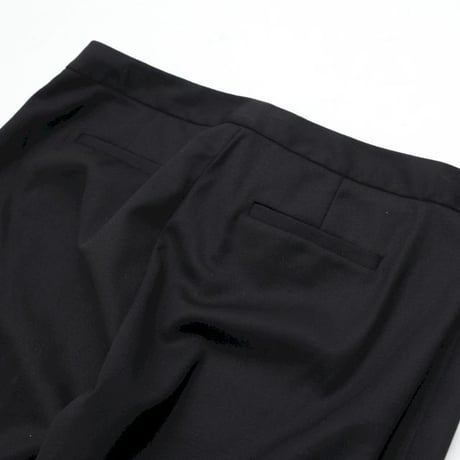 Black Flared Slacks Pants