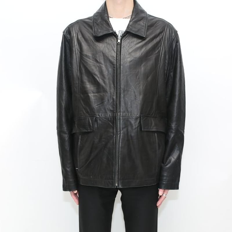 Claiborne Black Lambskin Jacket | Strato Claiborne Black Lambskin Jacket | Strato