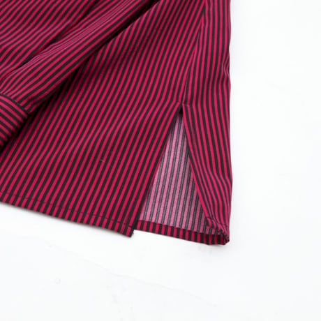 Red × Black Stripe L/S Shirt