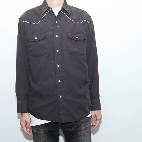 Black Western L/S Shirt