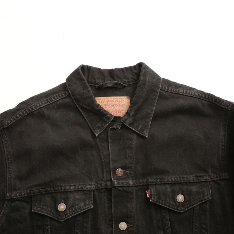 90s Levis 70507 Black Denim Jacket MADE IN USA