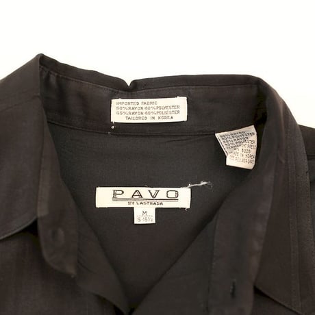 Rayon Black Design L/S Shirt
