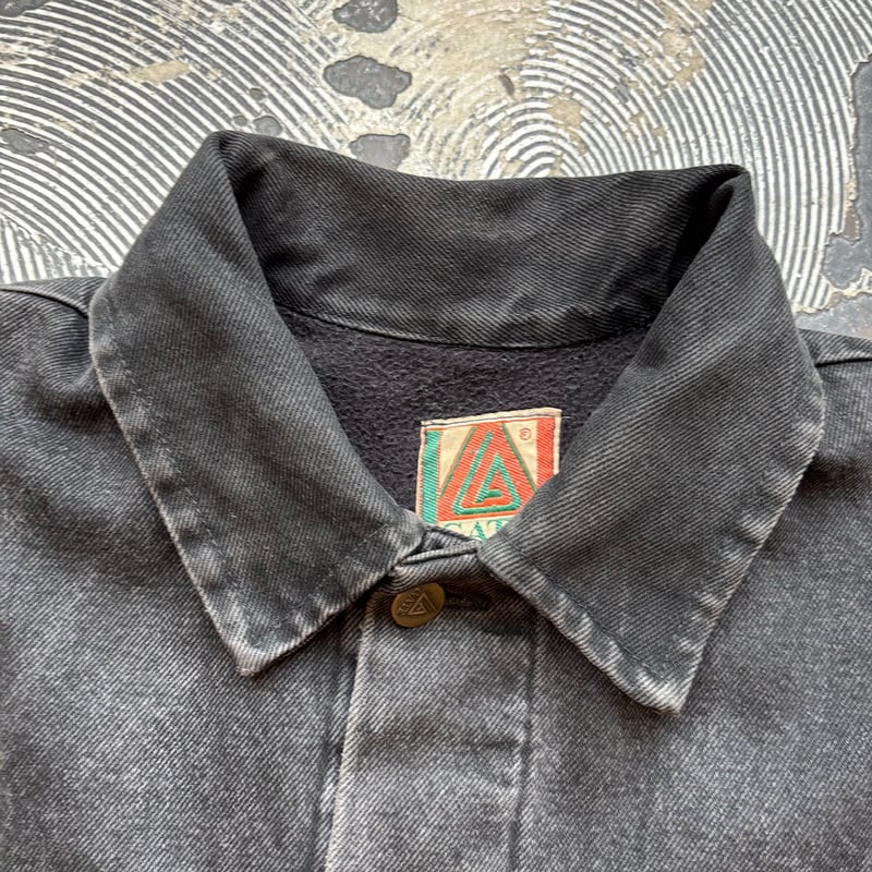 ジャケット・アウター 90s   jeans coverall 90s LA GATE Coverall Black Denim Coverall Jacke