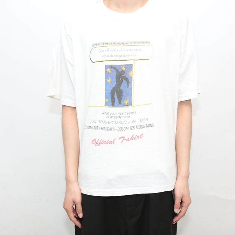 90s Henri Matisse JAZZ Tシャツ L Hanes USA製 90s Henri Matisse JAZZ Tシャツ L Hanes USA製 90's Henri