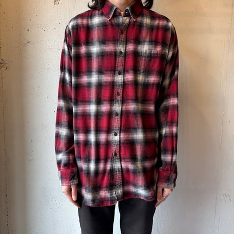 Croft＆Barrow Ombre Plaid Cotton Flannel Shirt
