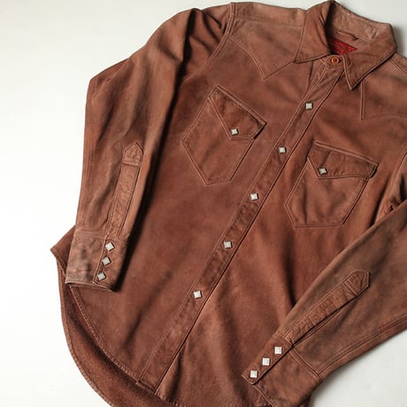 Steerhide Leather Western Shirt