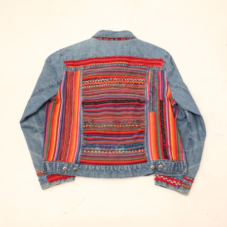 Chico's Design Embroidery Denim Jacket