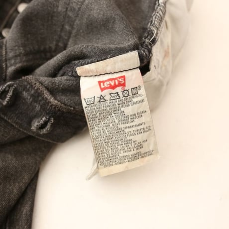 90s Euro Levi's 501 Black Denim Pants