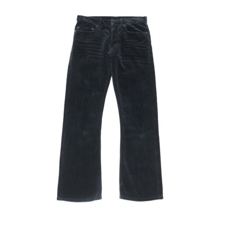 Dior Homme Black Velour Flared Pants 05A/W