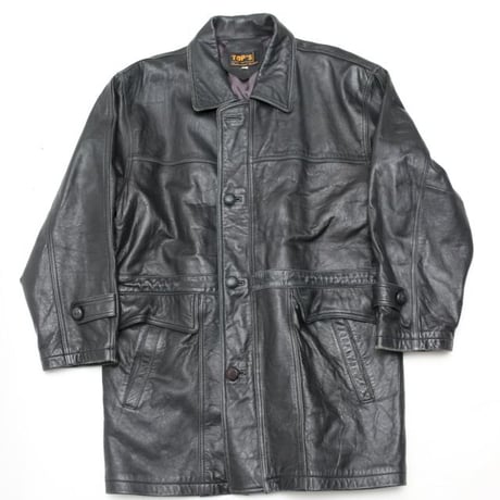 Black Leather Coat