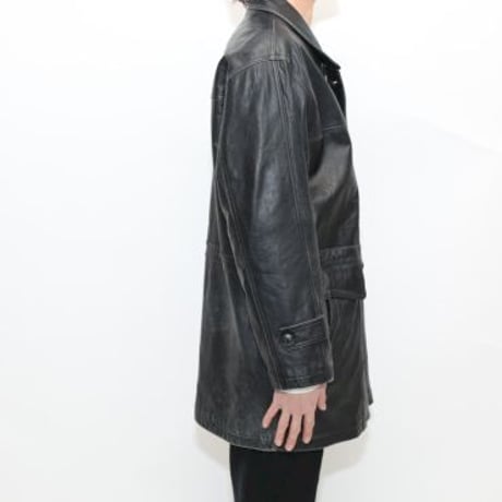 Black Leather Coat