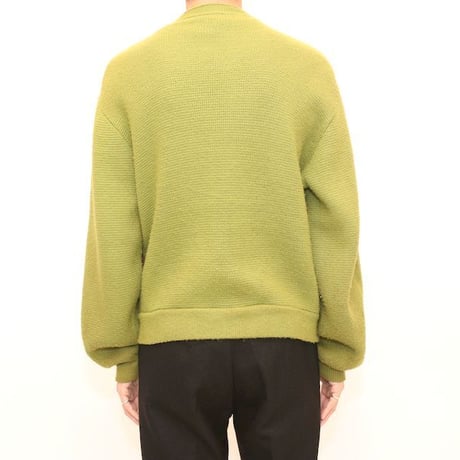 60's Sears Knit × Lambskin Suede Cardigan