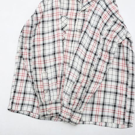 50s Open Collar Gabardine Shirt