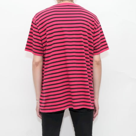Red × Black Border T-Shirt