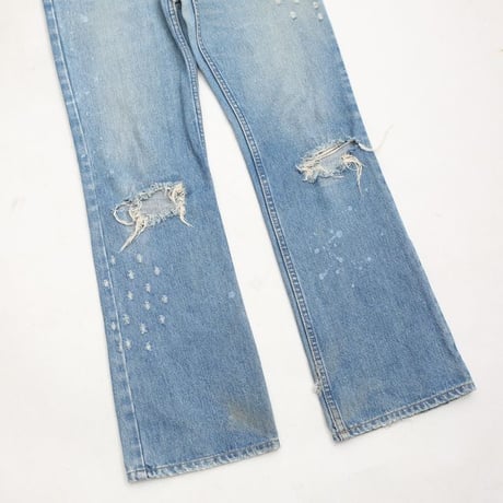 Levi's 517 Damage Denim Pants MADE IN USA