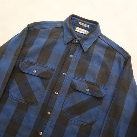 90s Cotton Flannel Plaid Shirt MADE IN USA