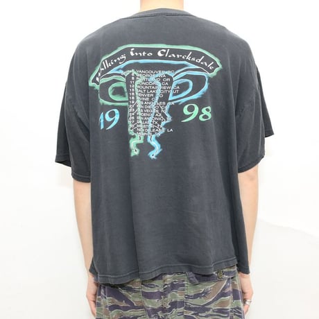90's Jimmy Page & Robert Plant "Walking into Clarcksdale Tour 1998" T-Shirt