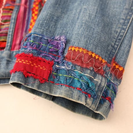 Chico's Design Embroidery Denim Jacket