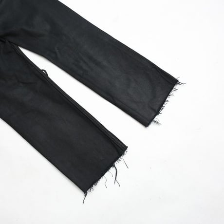 90s Levi's 501 Denim Pants "Black Coated & Damage"