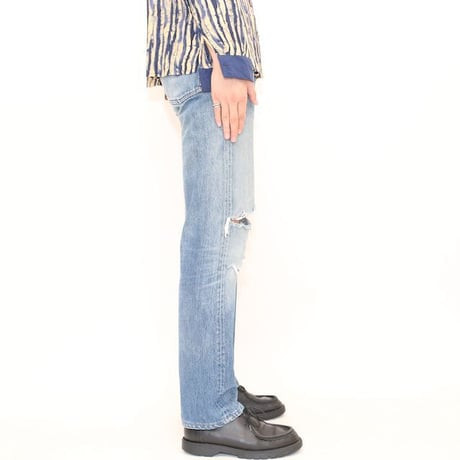 Levi's 501 Damage Denim Pants MADE IN USA
