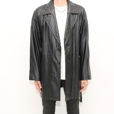 Black Leather Coat