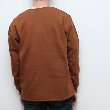 カーハート ポケット付きスウェット Carhartt Brown