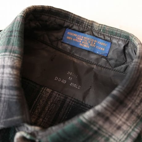Ombre Checker Wool Shirt