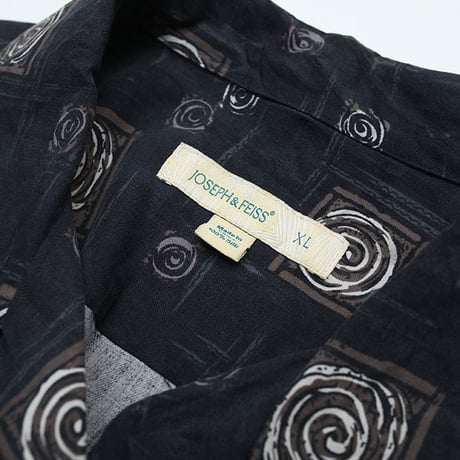 シルク 総柄シャツ Silk S/S Shirt