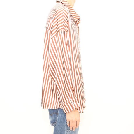 Striped Polyester L/S Shirt