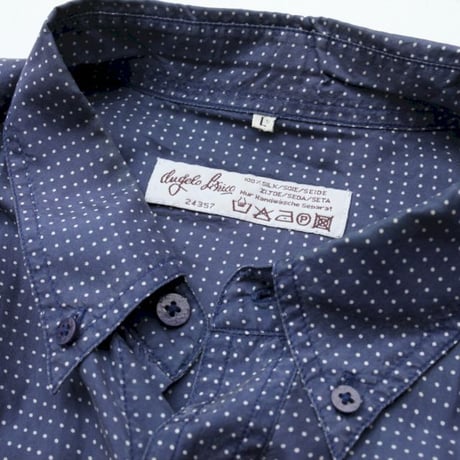 Dot Pattern Silk L/S Shirt