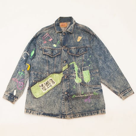 Nicely Painted Levis Denim Jacket