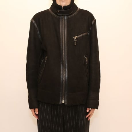 Black Mouton Jacket
