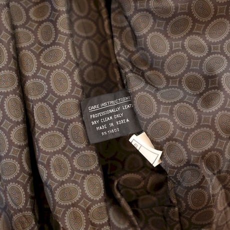 A-2 Type Black Leather Jacket