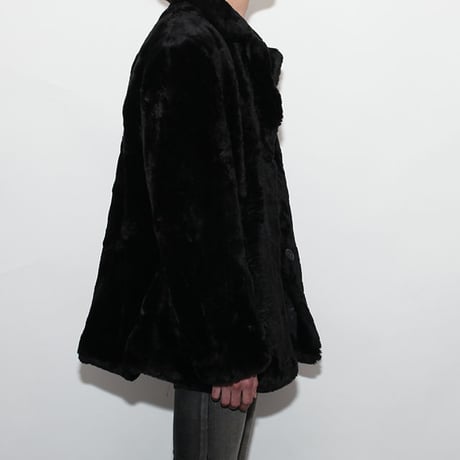 Black Fake Fur Jacket