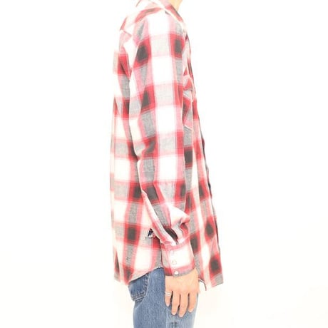 70's HbarC Ombre Checked Western L/S Shirt