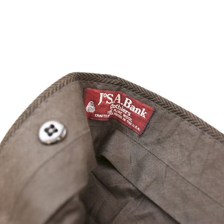80's JOS.A.BANK Herringbone Wool Slacks