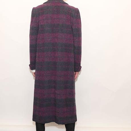 Border Wool Coat