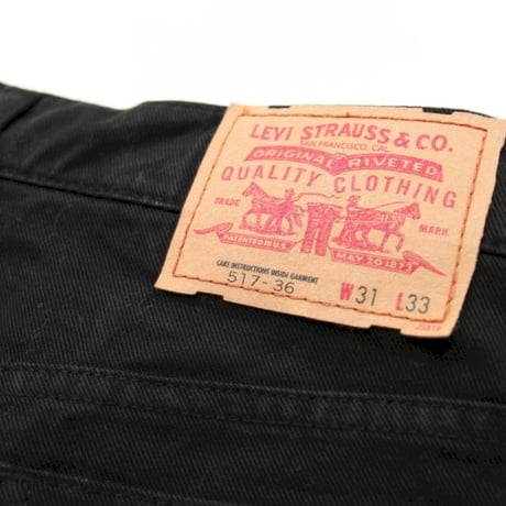 Levi's 517 Black Denim Pants