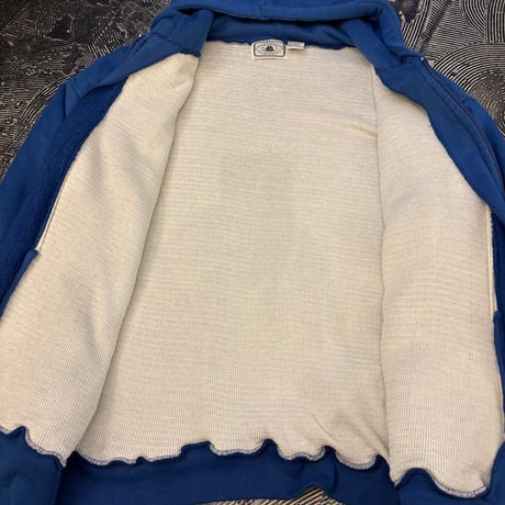 90s Thermal Lined Full Zip Sweat Hoodie