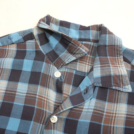 60s Open Collar Rayon Shirt