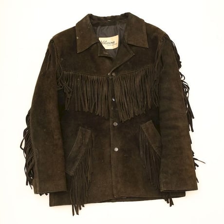Black Suede Fringe Leather Jacket