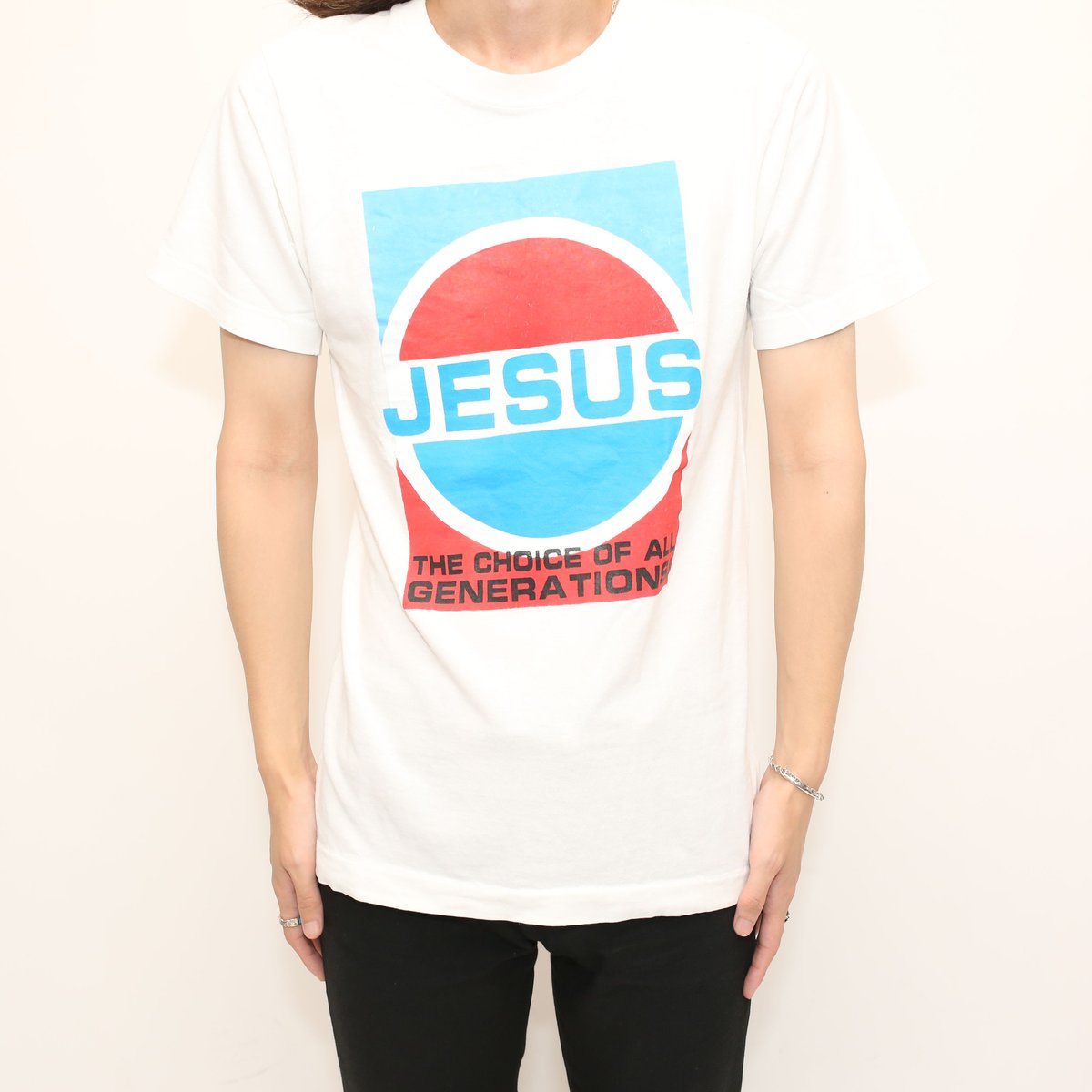 【80年代USA製】ジーザス PEPSI パロディ Ｔシャツ ビンテージ Pepsi Parody 