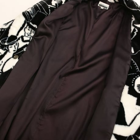 90s Contempo Casuals Fake Fur Coat MADE IN USA