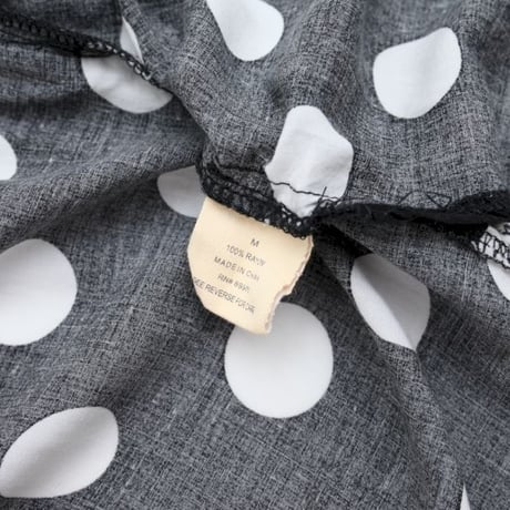 Rayon Dot Pattern L/S Shirt
