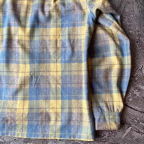 50s Pendleton Wool Plaid Loop Shirt