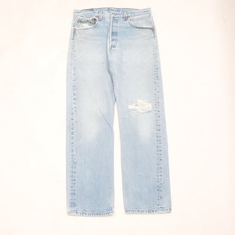 Levi's 501 Damage Denim Pants MADE IN MEXICO