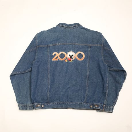 2000s Disney Denim Jacket "Millennium Mickey"