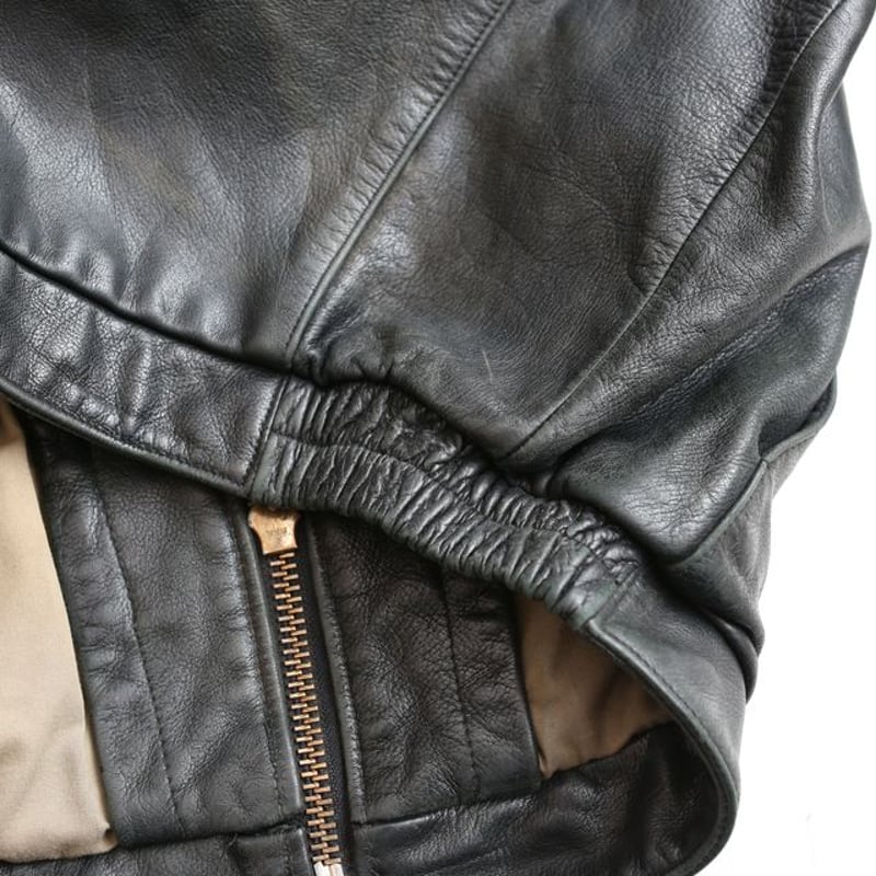 90s Andrew Marc × Wilsons Black Leather Sport J